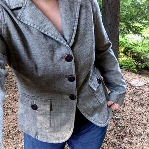 Talbots cotton stretch blazer